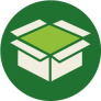 Open Cardboard Box Icon Sustainability Image Ginger Fox Hub